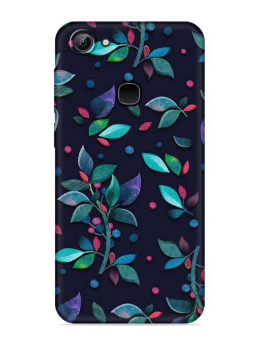 Decorative Watercolor Flower Embossed Soft Silicone Case for Vivo Y81 Zapvi