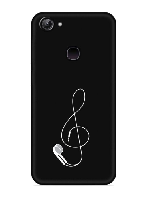 Music Earphone Vector Embossed Soft Silicone Case for Vivo Y81 Zapvi