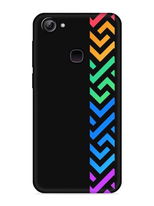 Colorshape Stripes Embossed Soft Silicone Case for Vivo Y81