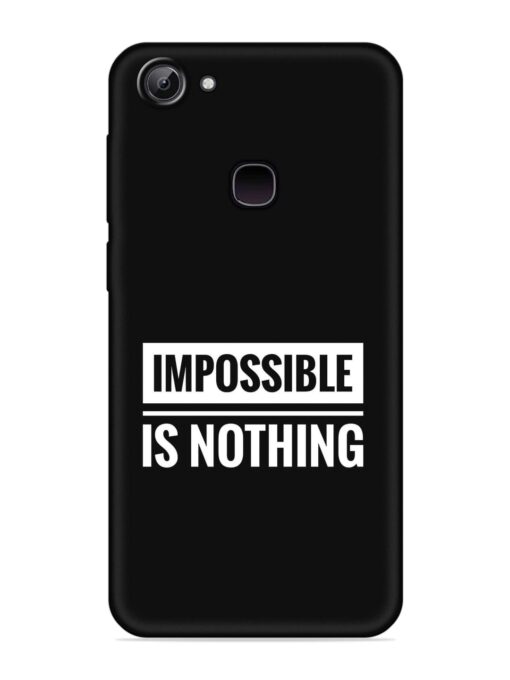 Impossible Is Nothing Embossed Soft Silicone Case for Vivo Y81 Zapvi