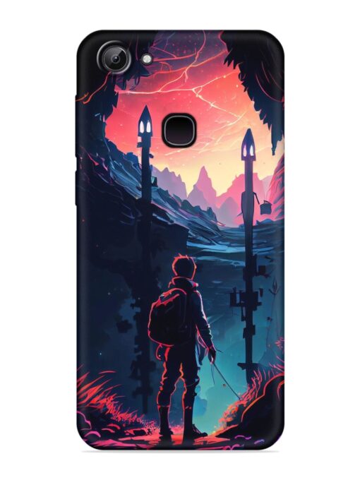 Cgs Artwork Embossed Soft Silicone Case for Vivo Y81 Zapvi