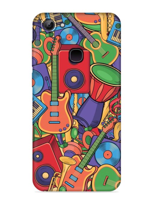 Colorful Music Art Embossed Soft Silicone Case for Vivo Y81 Zapvi