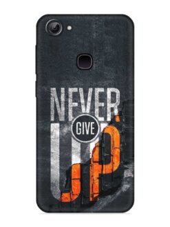 Never Give Up Embossed Soft Silicone Case for Vivo Y83