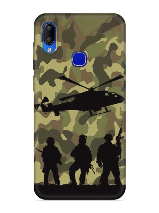 Army Heros Embossed Soft Silicone Case for Vivo Y83 Pro Zapvi