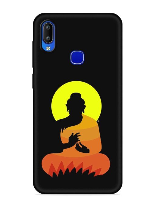 Buddha Art Black Embossed Soft Silicone Case for Vivo Y83 Pro Zapvi