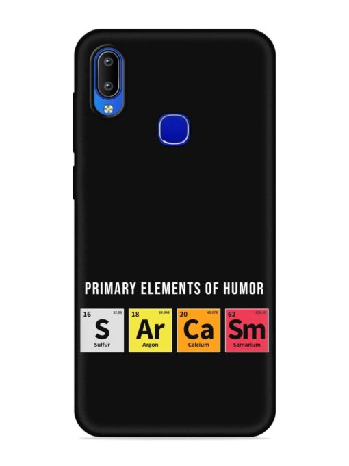 Primary Elements Humor Embossed Soft Silicone Case for Vivo Y83 Pro Zapvi