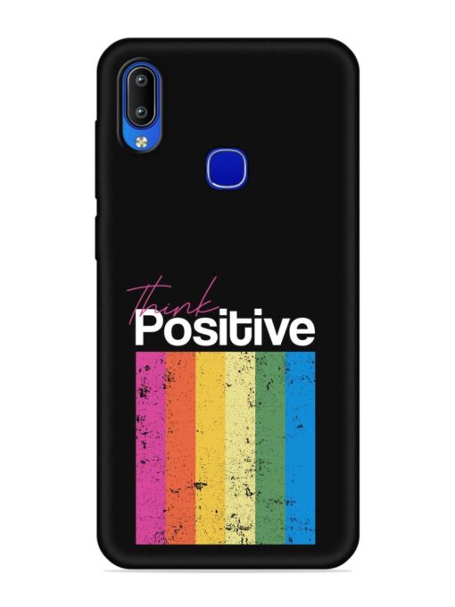 Think Positive Typography Embossed Soft Silicone Case for Vivo Y83 Pro Zapvi