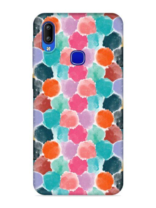 Colorful Seamless Pattern Embossed Soft Silicone Case for Vivo Y83 Pro Zapvi