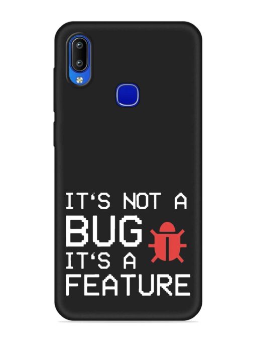 Not Bug Feature Embossed Soft Silicone Case for Vivo Y83 Pro Zapvi