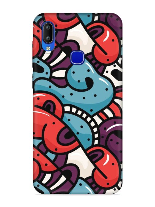 Seamless Backdrop Colorful Embossed Soft Silicone Case for Vivo Y83 Pro Zapvi