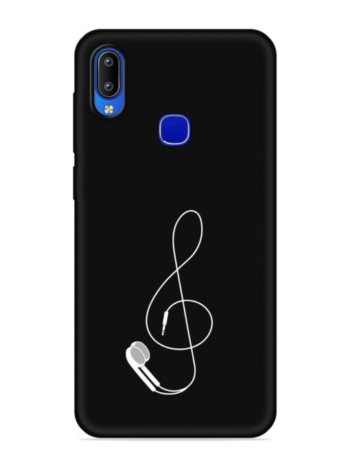 Music Earphone Vector Embossed Soft Silicone Case for Vivo Y83 Pro Zapvi