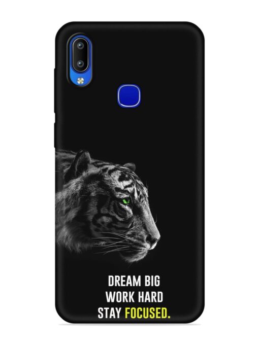 Dream Big Work Hard Embossed Soft Silicone Case for Vivo Y83 Pro Zapvi