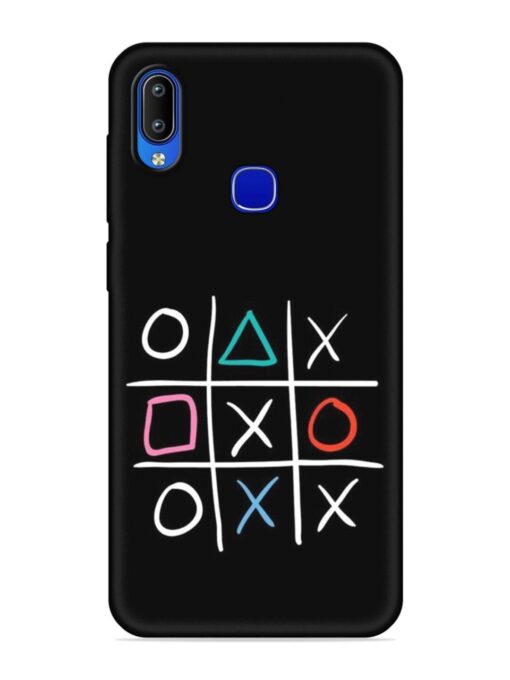 Super Neon Tic-Tac-Toe Embossed Soft Silicone Case for Vivo Y83 Pro Zapvi