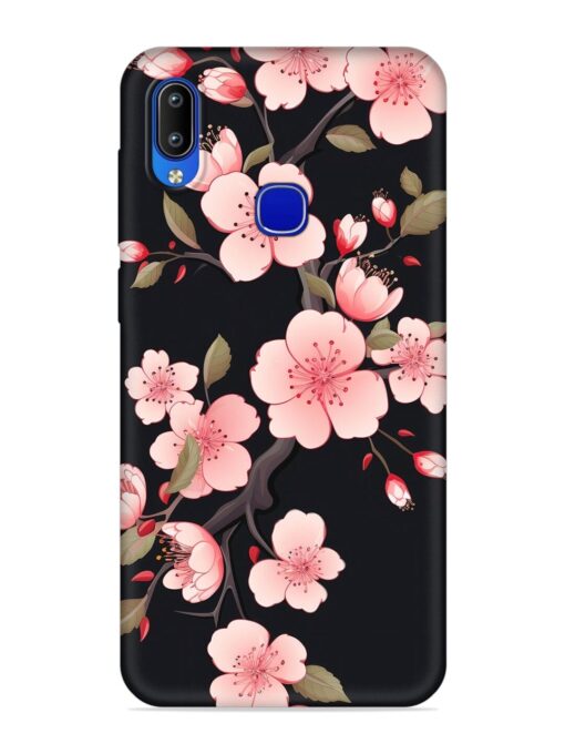 Cherry Blossom Embossed Soft Silicone Case for Vivo Y83 Pro Zapvi