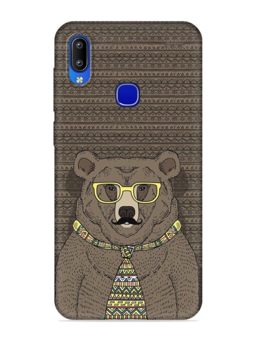 Grizzly Bear Embossed Soft Silicone Case for Vivo Y83 Pro