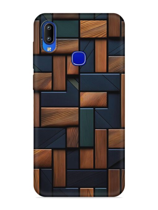 Wooden Background Cubes Embossed Soft Silicone Case for Vivo Y83 Pro Zapvi