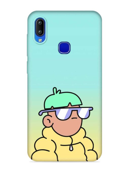 Doodles Cool Character Embossed Soft Silicone Case for Vivo Y85