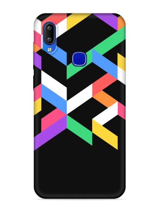 Colorshape Abstarct Embossed Soft Silicone Case for Vivo Y85