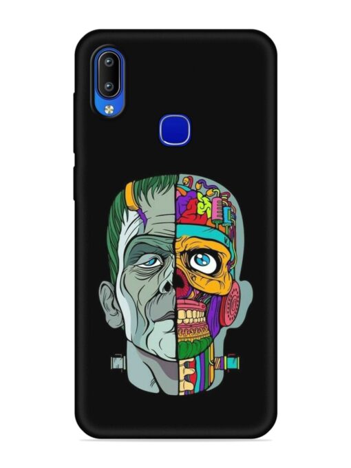 Men Vs Skull Embossed Soft Silicone Case for Vivo Y85