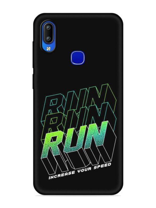 Run Embossed Soft Silicone Case for Vivo Y85 Zapvi