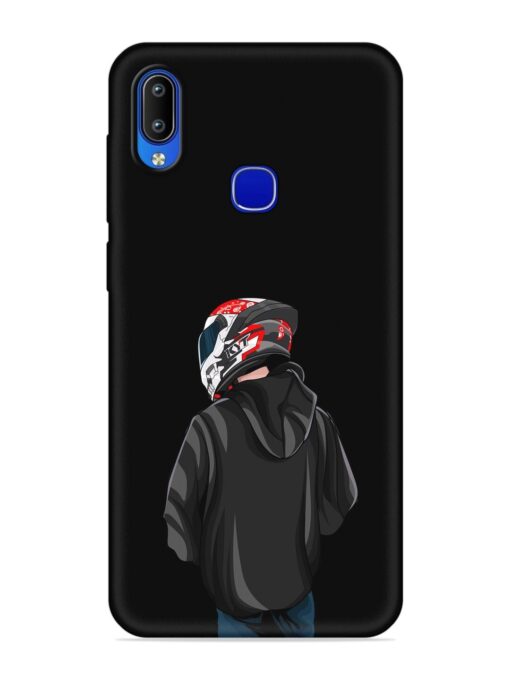 Motorcycle Rider Embossed Soft Silicone Case for Vivo Y85 Zapvi