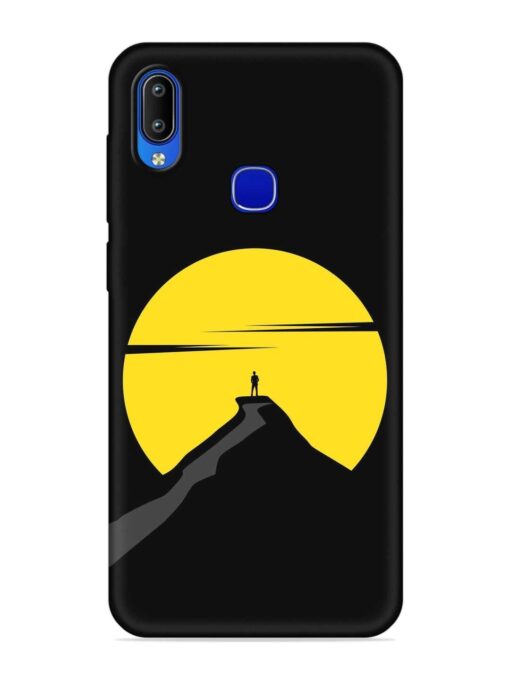 Black Ultra Vector Embossed Soft Silicone Case for Vivo Y91 Zapvi