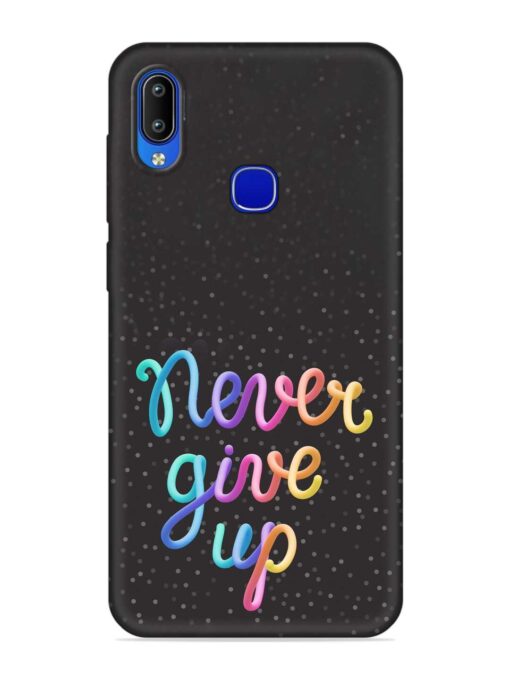 Colorful Stylized Rainbow Embossed Soft Silicone Case for Vivo Y91 Zapvi