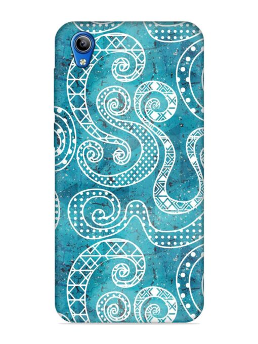 Vintage Curved Seamless Embossed Soft Silicone Case for Vivo Y91I