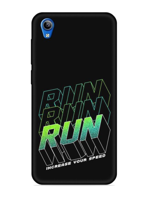 Run Embossed Soft Silicone Case for Vivo Y91I Zapvi