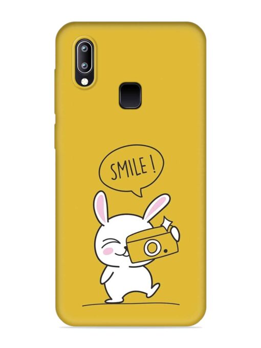 Hey Smile Please Embossed Soft Silicone Case for Vivo Y93 Zapvi