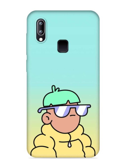 Doodles Cool Character Embossed Soft Silicone Case for Vivo Y93 Zapvi