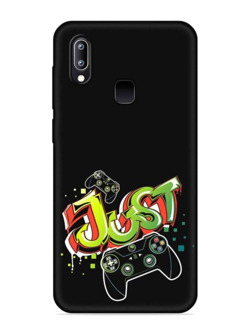 Graffiti Gamepad Illustration Embossed Soft Silicone Case for Vivo Y93