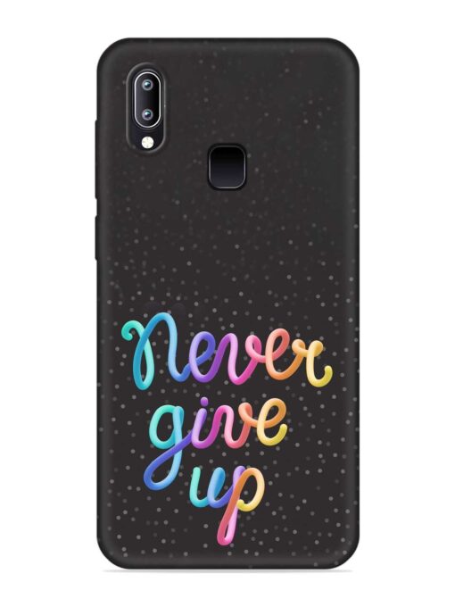 Colorful Stylized Rainbow Embossed Soft Silicone Case for Vivo Y93 Zapvi