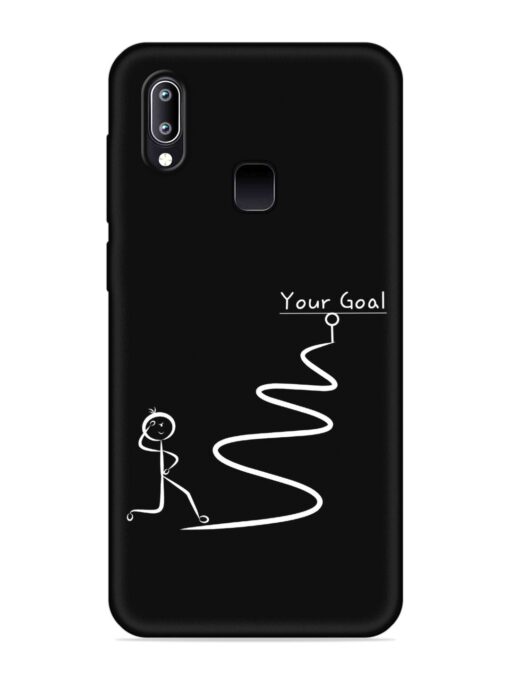 Your Goal Embossed Soft Silicone Case for Vivo Y93 Zapvi