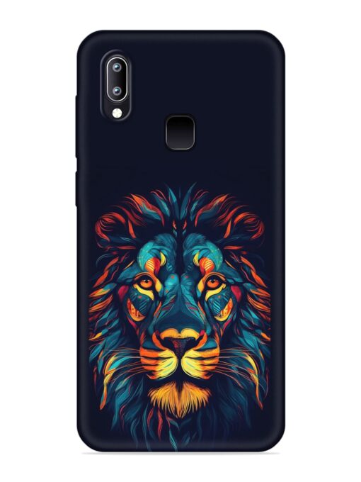 Colorful Lion Embossed Soft Silicone Case for Vivo Y93