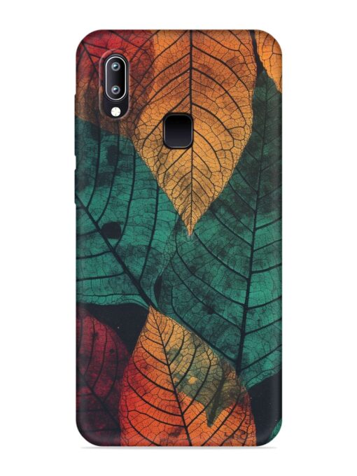 Leaves Artwork Embossed Soft Silicone Case for Vivo Y93 Zapvi