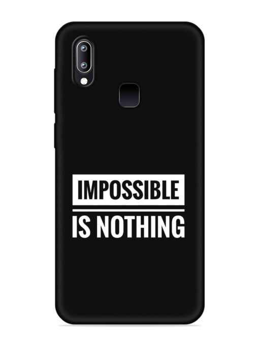 Impossible Is Nothing Embossed Soft Silicone Case for Vivo Y93 Zapvi