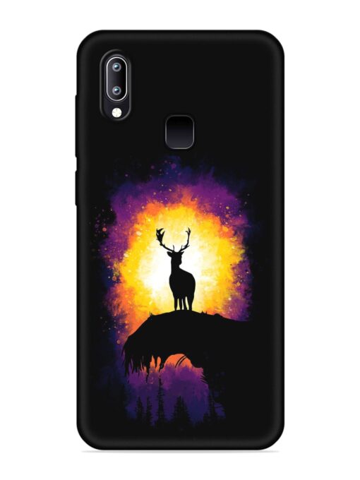 Elk Animal Art Embossed Soft Silicone Case for Vivo Y93 Zapvi