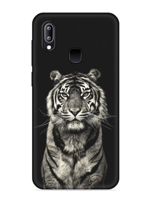 Tiger Art Embossed Soft Silicone Case for Vivo Y93 Zapvi