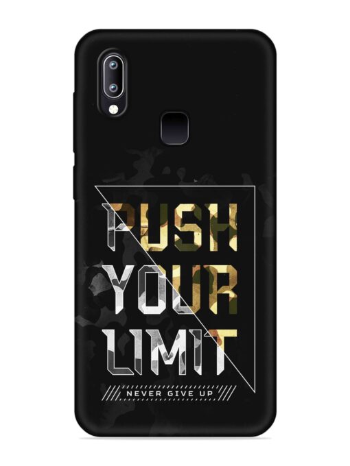 Push Your Limits Embossed Soft Silicone Case for Vivo Y95 Zapvi