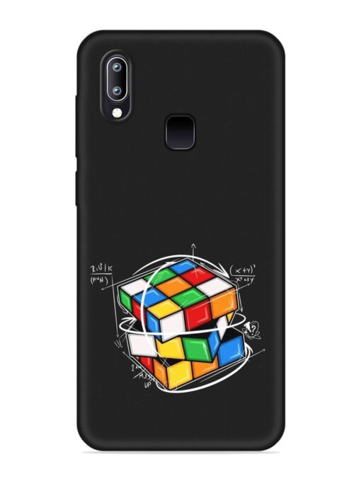 Cubik Vector Embossed Soft Silicone Case for Vivo Y95 Zapvi