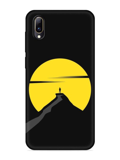 Black Ultra Vector Embossed Soft Silicone Case for Vivo Y97