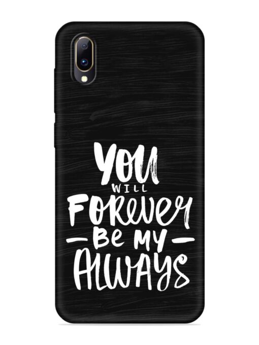 You Will Forever Embossed Soft Silicone Case for Vivo Y97 Zapvi