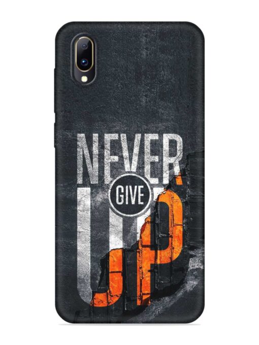 Never Give Up Embossed Soft Silicone Case for Vivo Y97