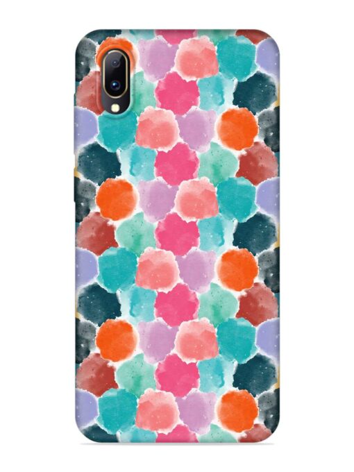 Colorful Seamless Pattern Embossed Soft Silicone Case for Vivo Y97