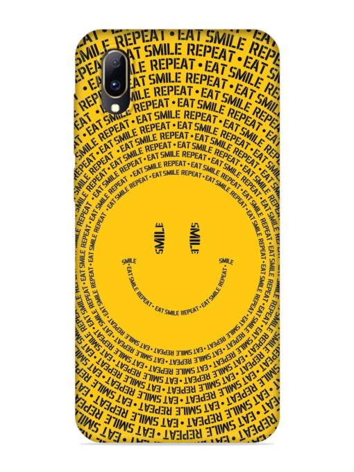 Smiley Embossed Soft Silicone Case for Vivo Y97 Zapvi