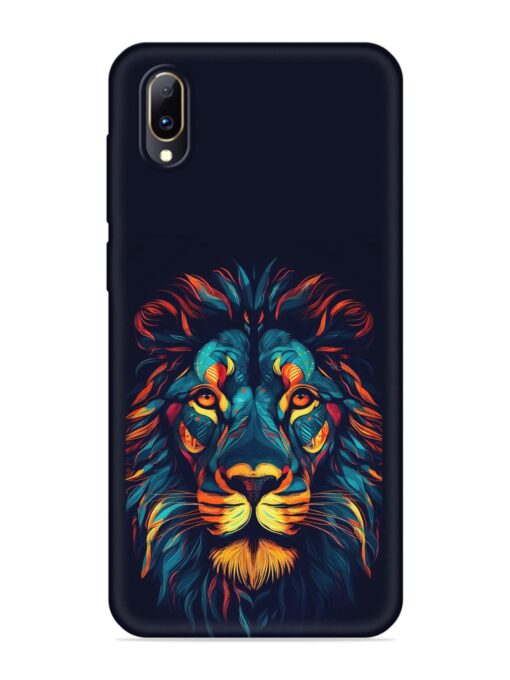 Colorful Lion Embossed Soft Silicone Case for Vivo Y97