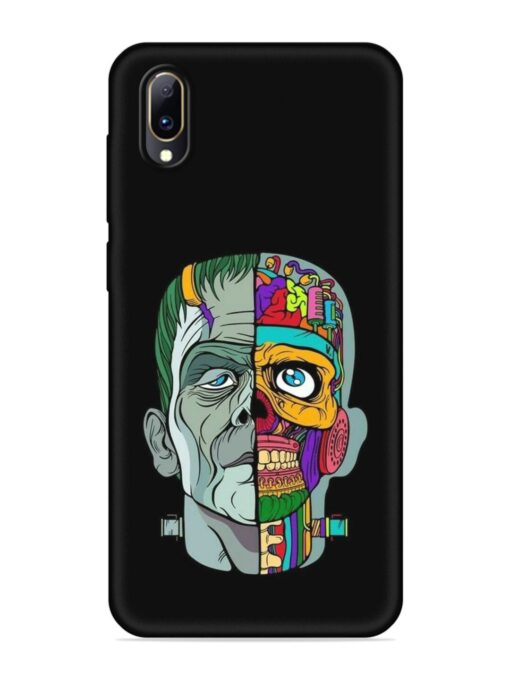 Men Vs Skull Embossed Soft Silicone Case for Vivo Y97