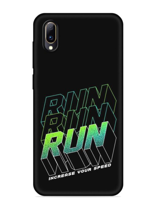 Run Embossed Soft Silicone Case for Vivo Y97 Zapvi