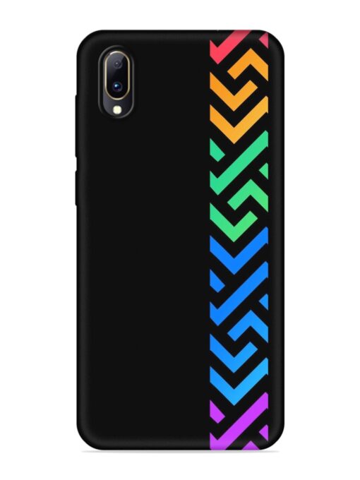 Colorshape Stripes Embossed Soft Silicone Case for Vivo Y97 Zapvi